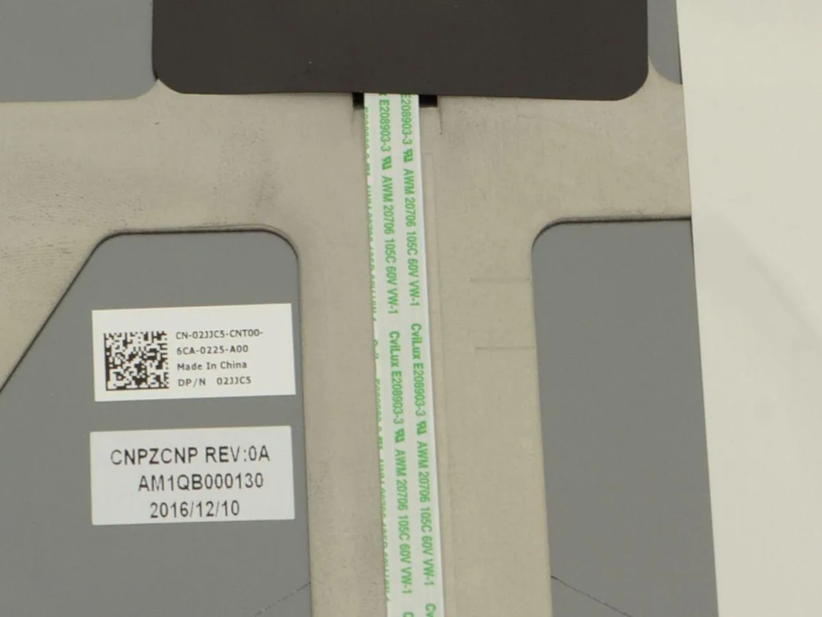 DELL DELL Alienware 17 R4 17.3" LCD Lid Back Cover Assembly Tobii Eye 2JJC5 — product photo
