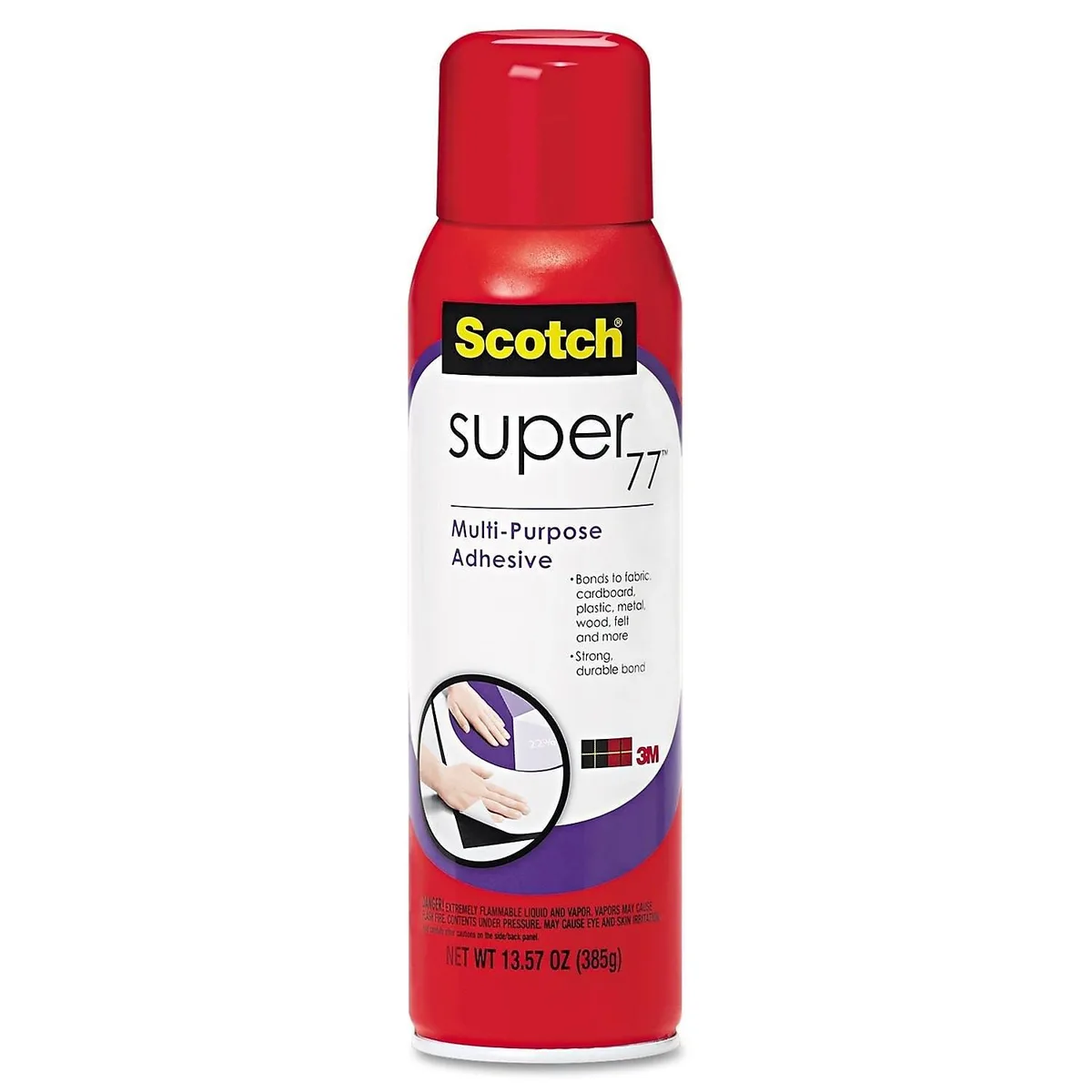 3M 3M Scotch Super 77 Spray Adhesive 13.5 oz Clear — product photo