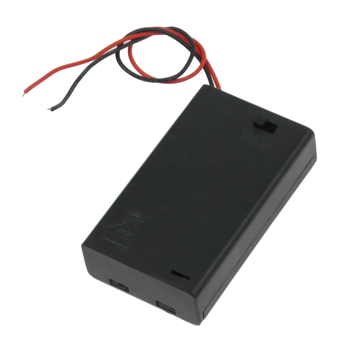 Unique-Bargains Unique-Bargains Battery Case 3 x AAA Black ON/OFF Switch 14cm Leads — product photo