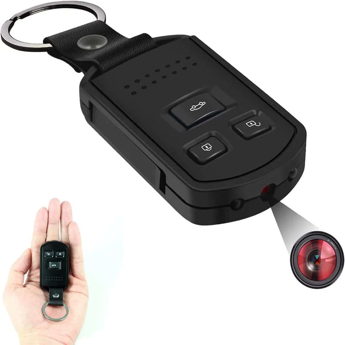 noelspace noelspace Spy Camera 1080P Car Keychain Home Safety — product photo