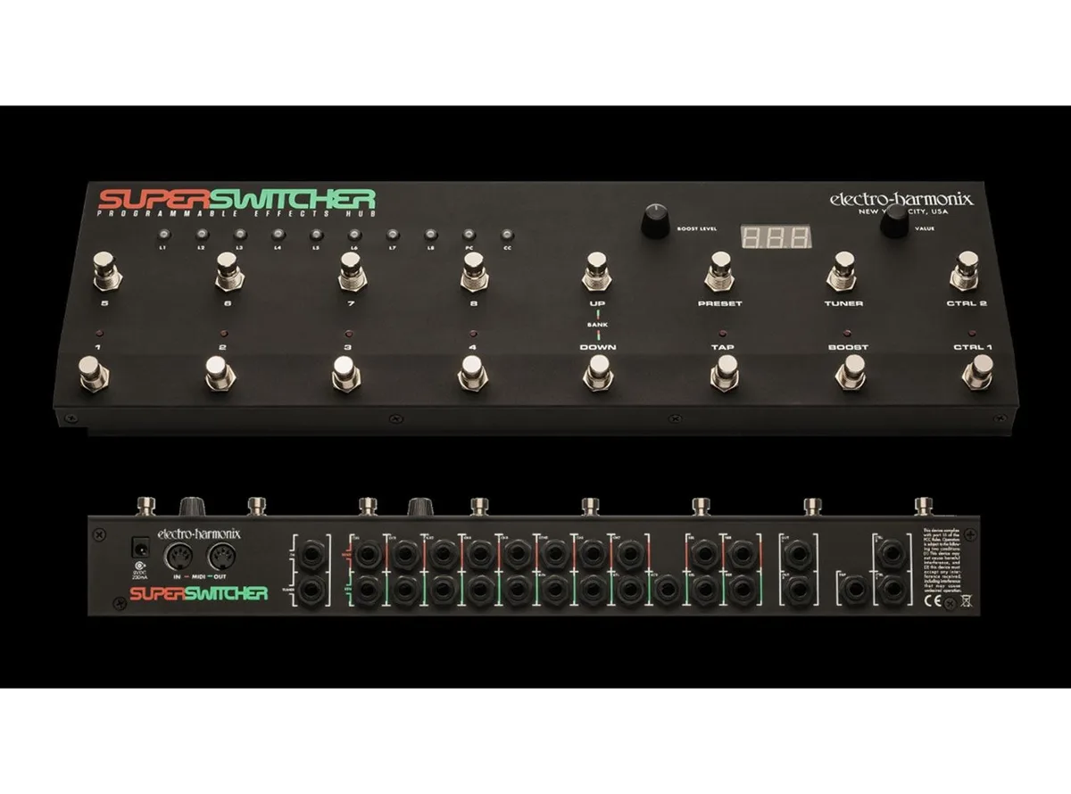 Electro Harmonix Electro-Harmonix Super Switcher Programmable Effects Hub 16 banks 128 presets — product photo