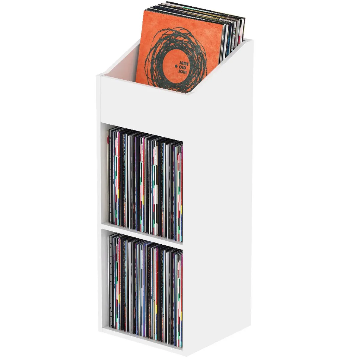Glorious Glorious Record Rack 330 White dj accessory — product photo