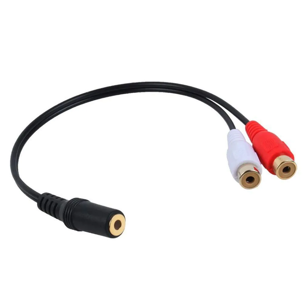 Vszerda Vszerda 3.5mm Female to 2 RCA Female Audio Cable — product photo