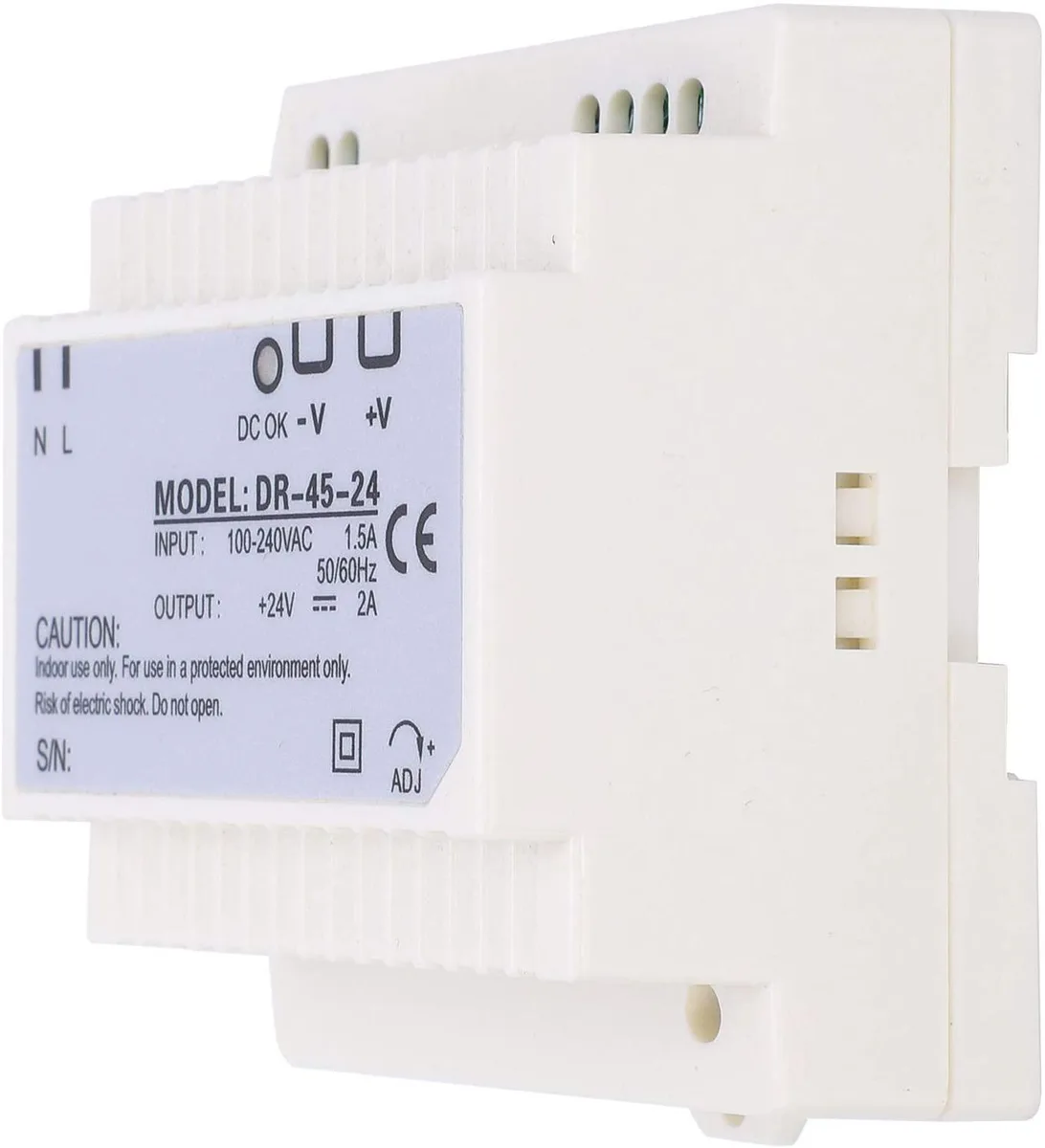 myVolts myVolts DR-45-24 45W 24V DIN Rail Power Supply — product photo
