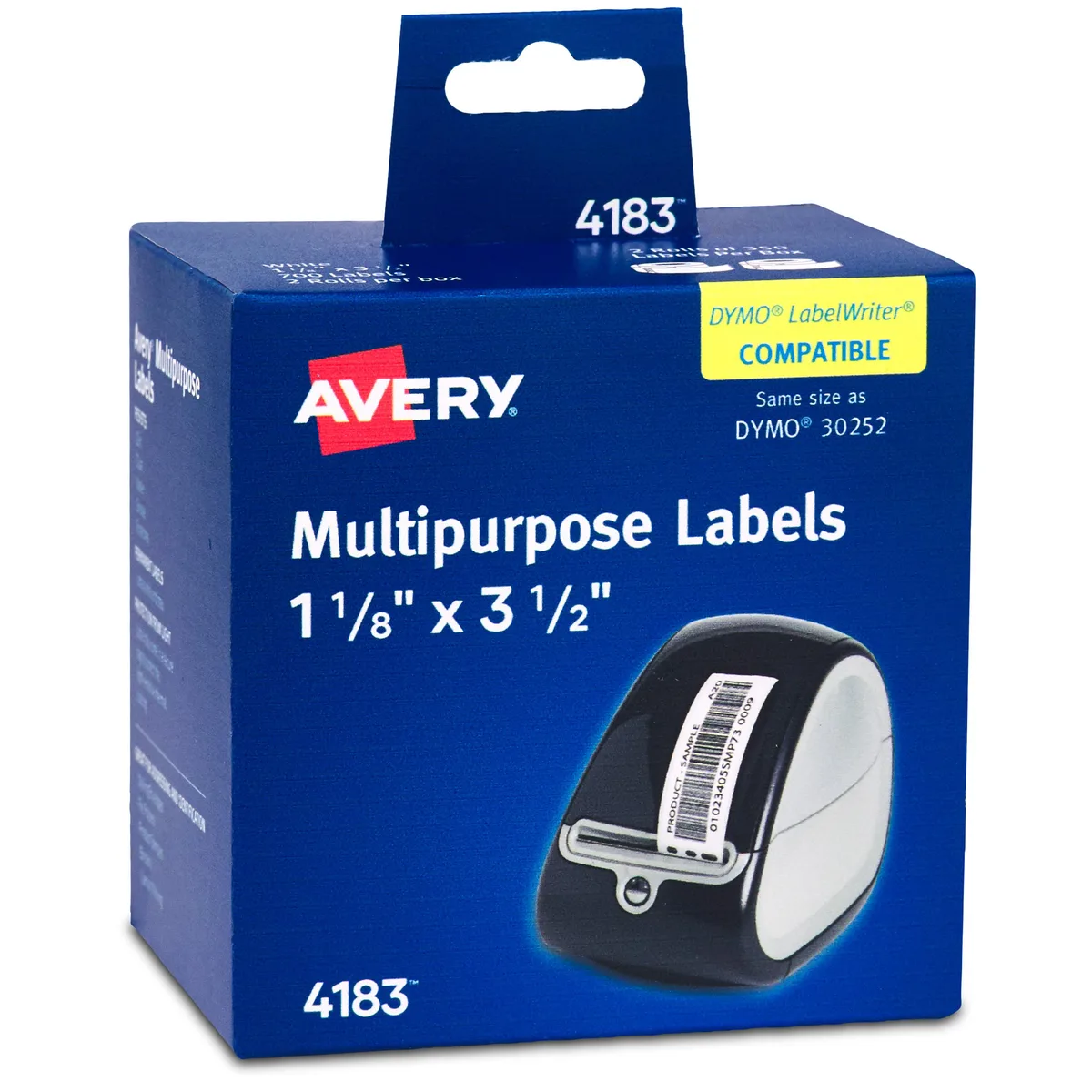 Avery Avery 04183 Thermal Roll Labels 700 Labels 2 Rolls — product photo