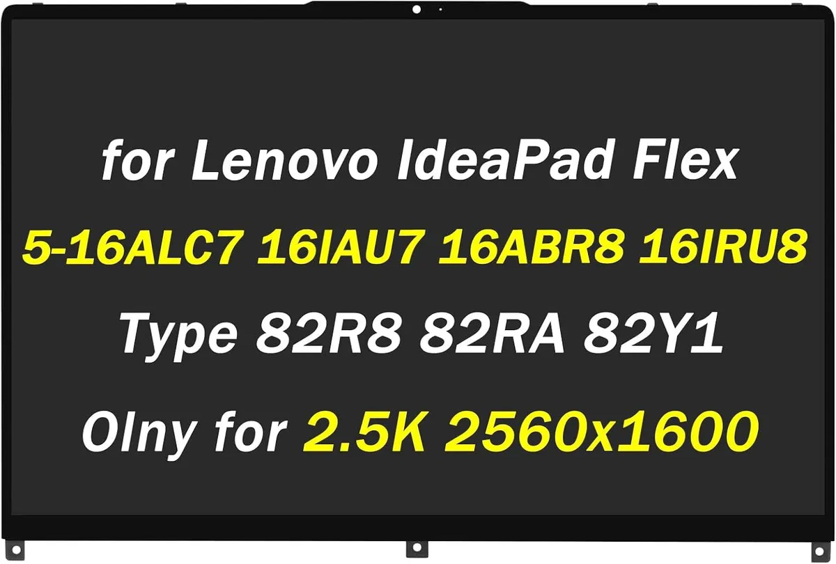 NUOLAISUN NUOLAISUN 16" 2560x1600 40-pin touch screen for Lenovo Flex 5i 5D10S39795 — product photo