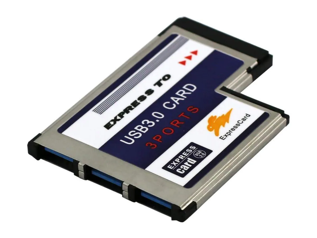 BONAEVER BONAEVER 3 Port USB 3.0 ExpressCard 54mm Adapter — product photo