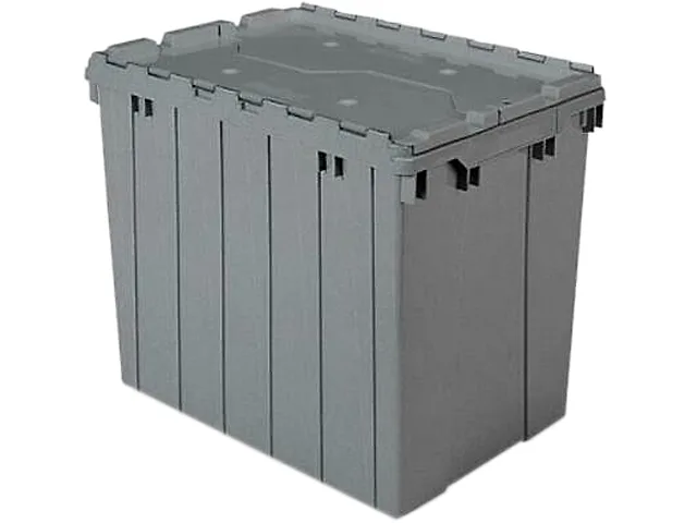Akro-Mils Akro-Mils 39170GREY Attached Lid Storage Container 17 gal 100 lb 3 Pack — product photo