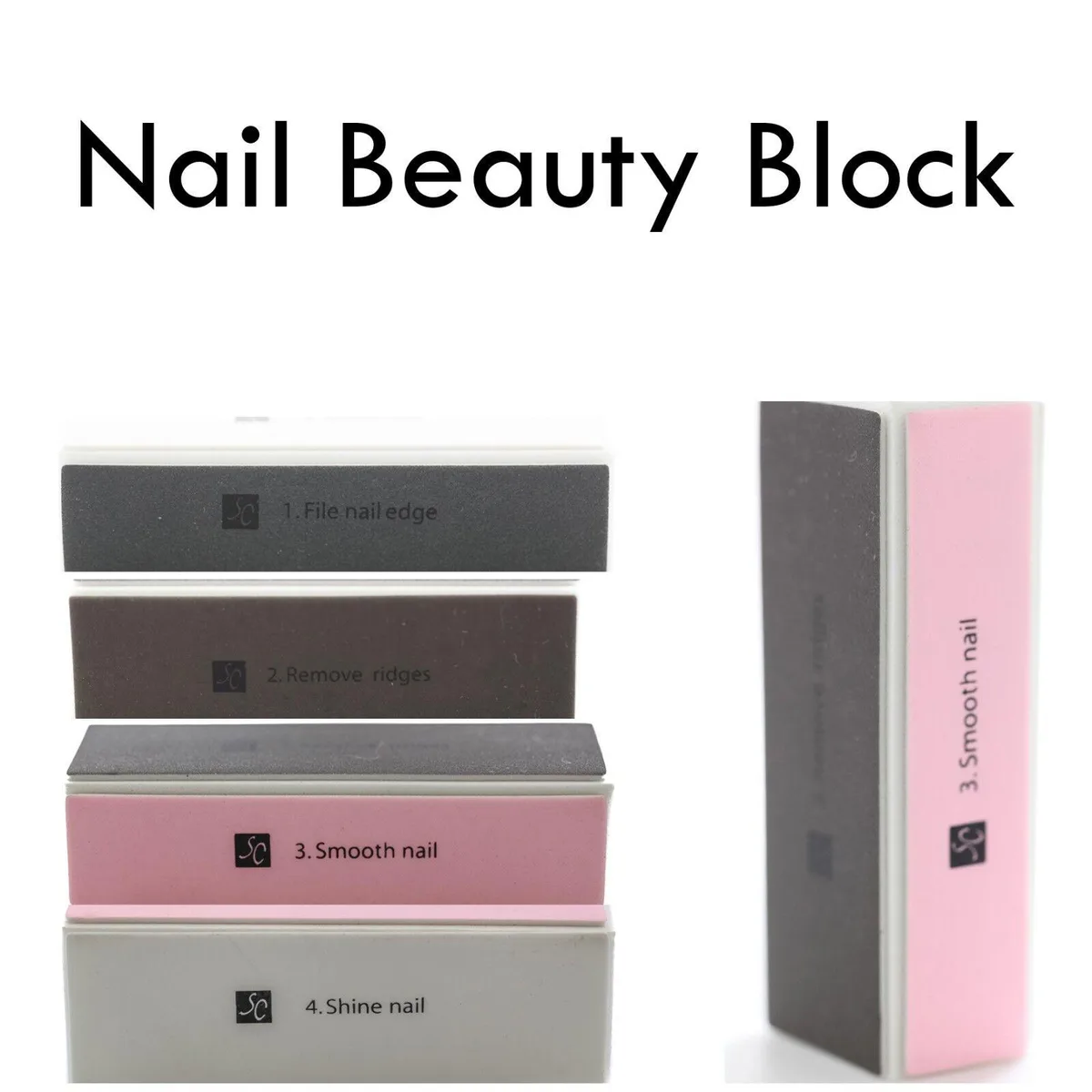 Ontel Ontel 62225 Nail Buffer Block 4-in-1 10 Pack — product photo