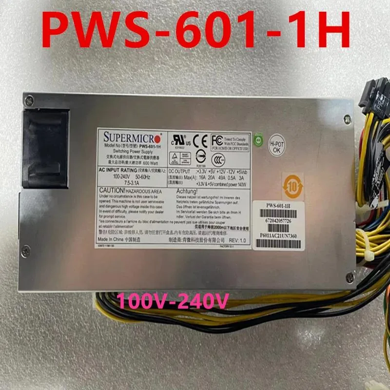 KHACHIMO KHACHIMO PWS-601-1H 600W 1U power supply — product photo