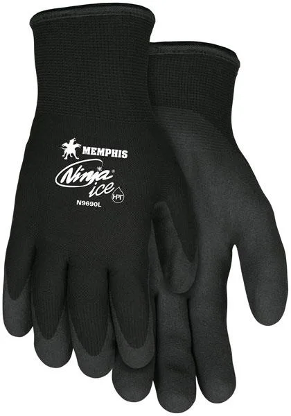 MCR Safety MCR Safety N9690XXL cut-resistant gloves, 2XL, black, nylon/acrylic, personal protective equipment — product photo