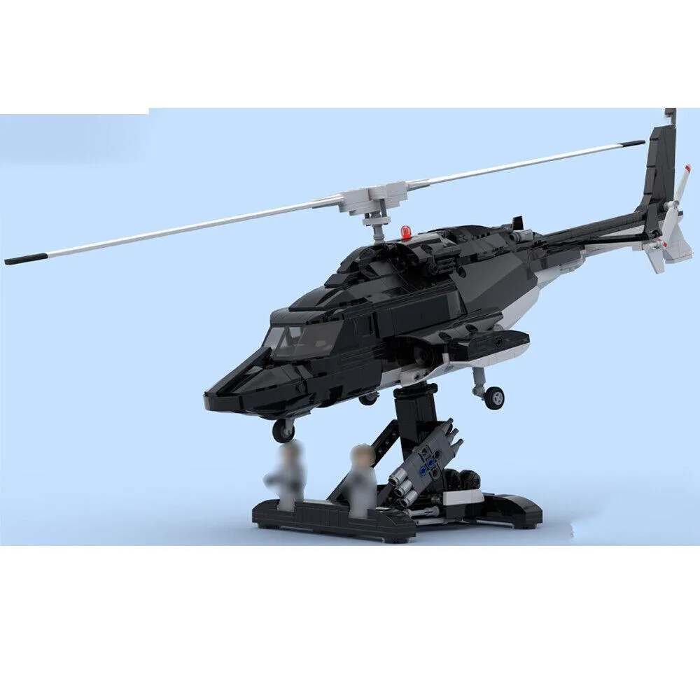 ZITIANYOUBUILD ZITIANYOUBUILD MOC-149250 Helicopter Display Stand 1039 Parts — product photo