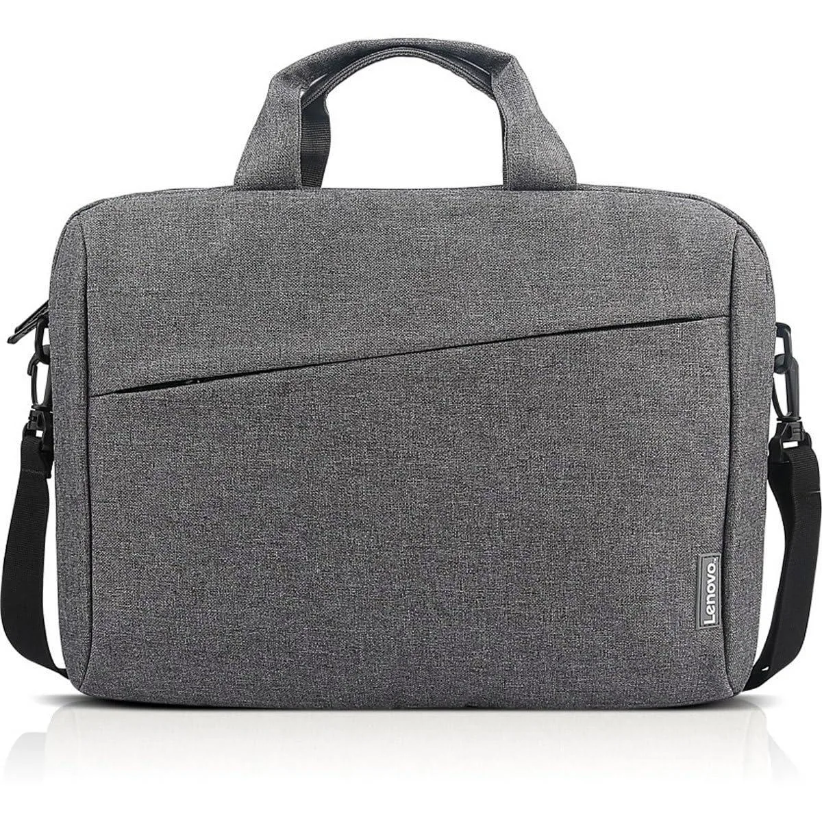 Grey Lenovo T210 15.6-inch toploader with shoulder strap