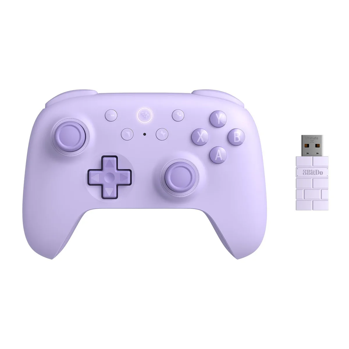  8BitDo Ultimate 2C Wireless Game Controller Purple 1000 Hz Hall Effect L4 R4 — product photo