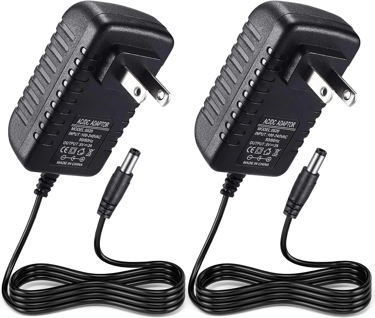 BASEUS BASEUS 5V 2A AC Adapter 5.5 x 2.5mm 2PCS — product photo