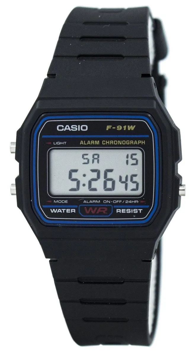 CASIO CASIO F-91W-1SDG Digital Watch 38.20 mm — product photo