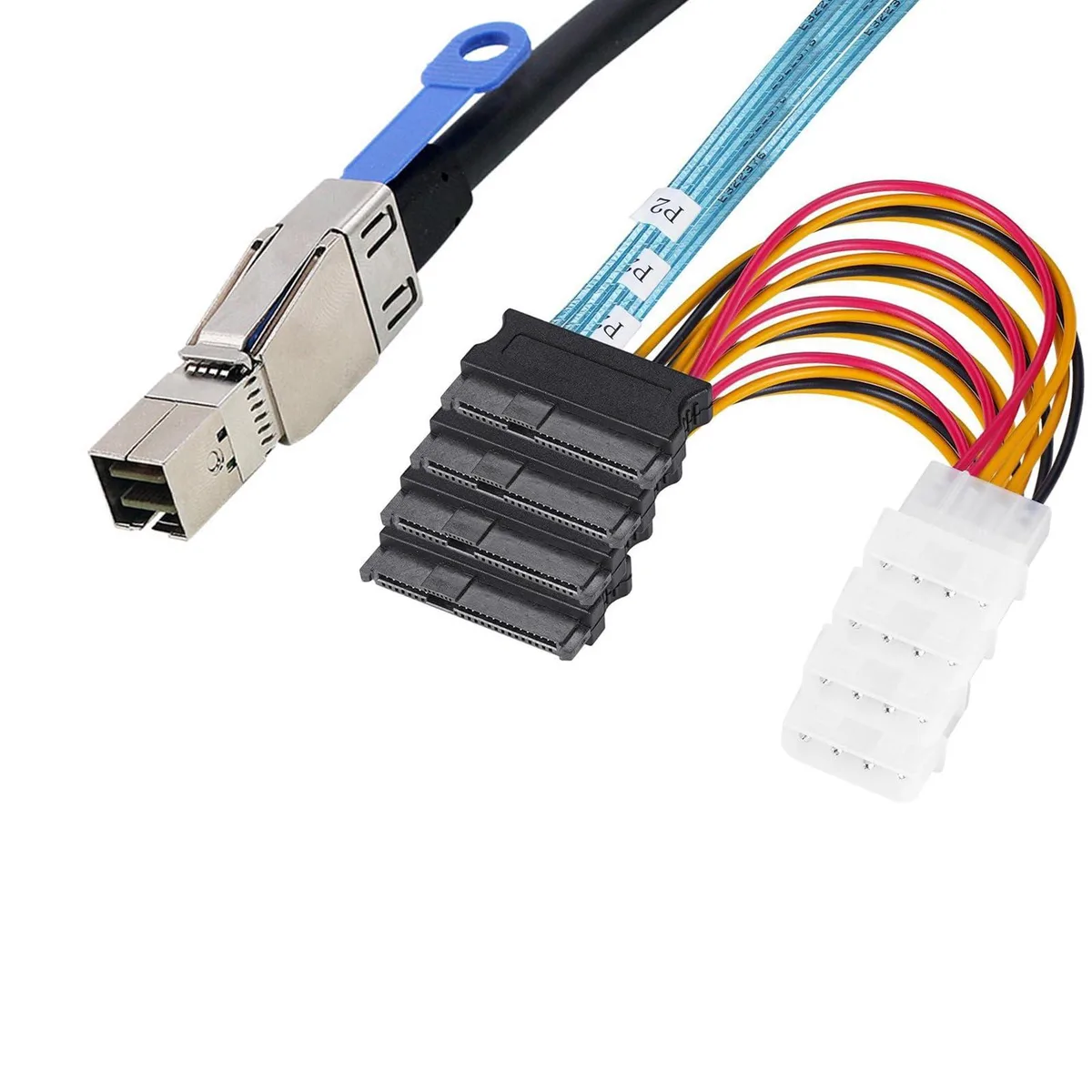 Vszerda Vszerda SFF-8644 to 4x SFF-8482 SAS cable 3.3ft 2-pack — product photo