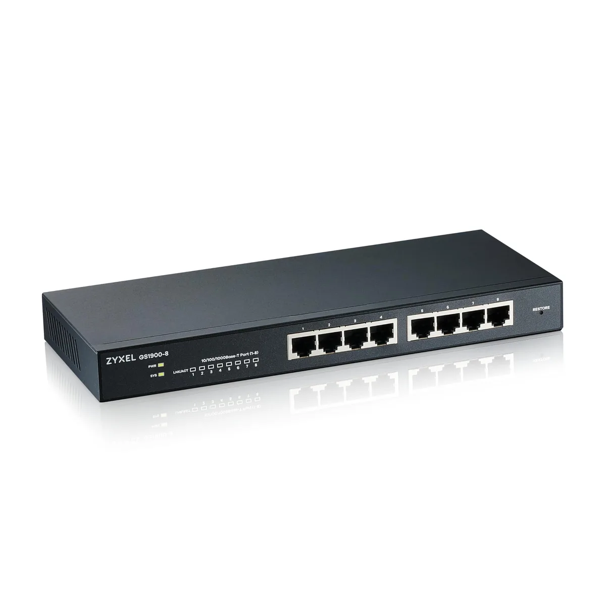 ZyXEL ZyXEL GS1900-8 8-Port Gigabit Smart-Managed Switch — product photo