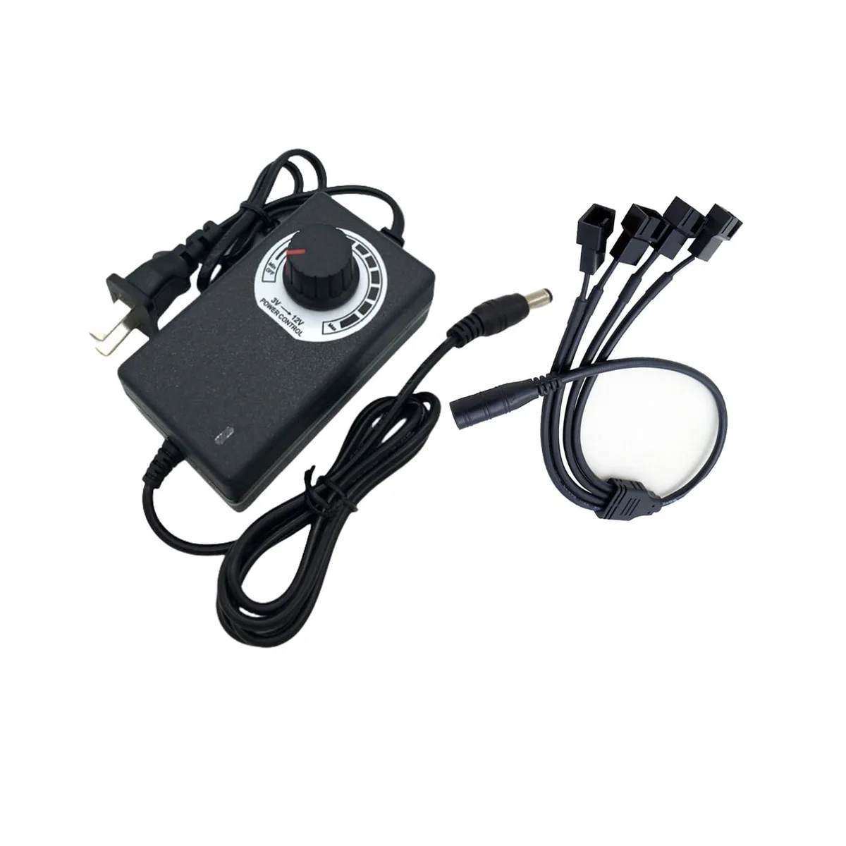  Westinghouse 123A-4 36W 3-12V Fan Speed Controller with 4-Way Splitter — product photo