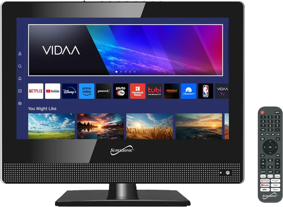 SUPERSONIC SUPERSONIC SC-1520VTV 15.6" LED TV 1080p AC/DC WiFi — product photo