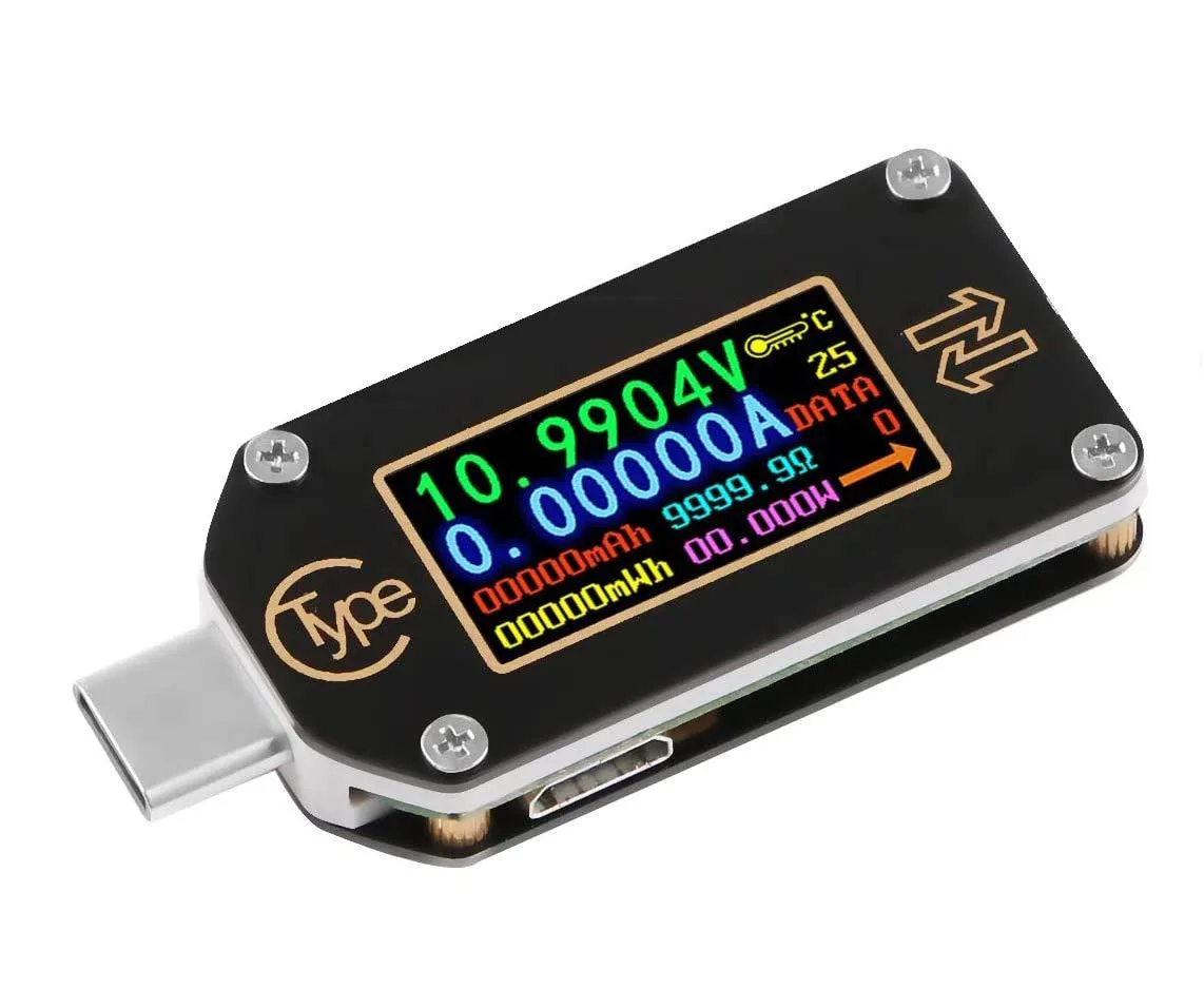 BFKK BFKK USB C Power Meter TC66C 0.96in IPS Bluetooth PD QC AFC FCP — product photo