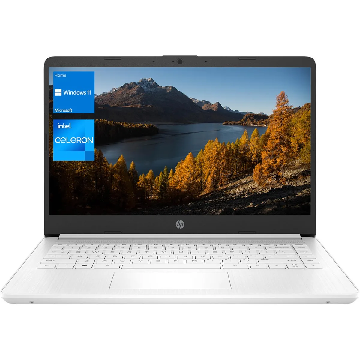 HP HP Essential 14" laptop Celeron N4120 8GB 64GB eMMC White KKE — product photo