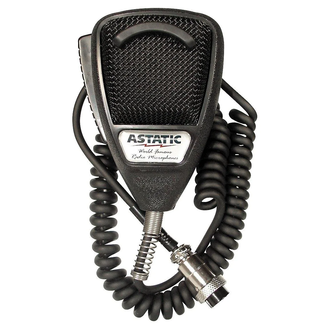 Astatic 302-636LB1 Black Noise Cancelling 4 Pin CB Microphone XLR — product photo