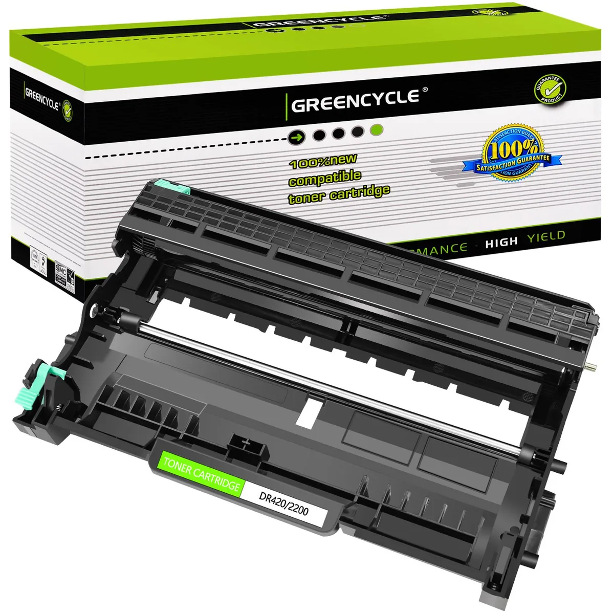 GREENCYCLE GREENCYCLE DR420 High Yield Black Toner Cartridge 12000 pages — product photo