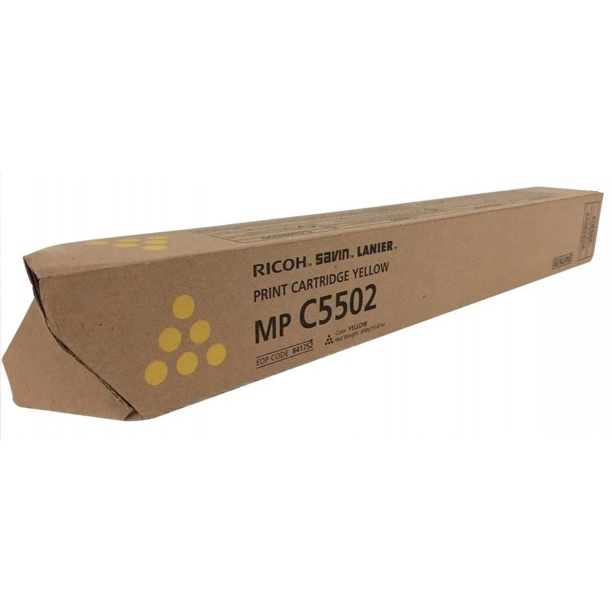 Ricoh Ricoh 841752 Yellow Toner Cartridge 22500 Pages — product photo