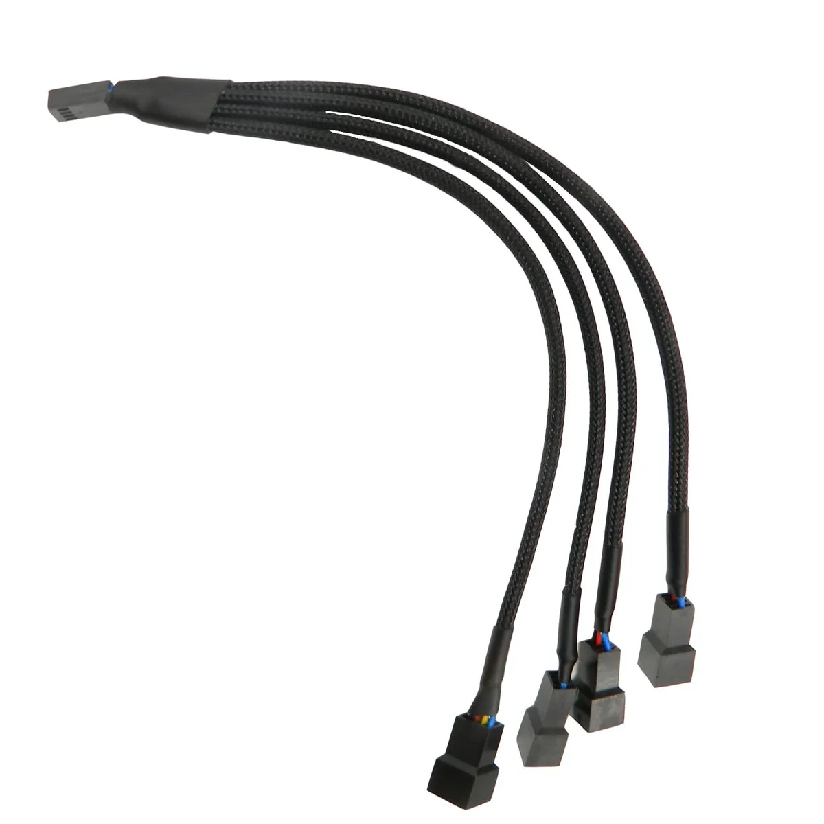 BUCIER BUCIER 4-Pin PWM 1-to-4 Fan Splitter Cable 10 Inches — product photo