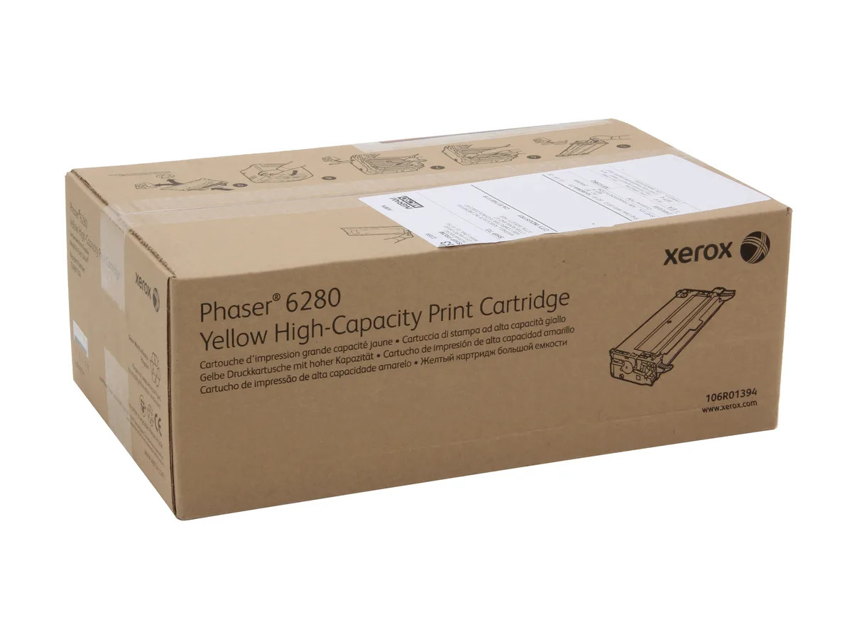 XEROX Xerox 106R01394 Yellow Toner Cartridge 5900 Pages — product photo