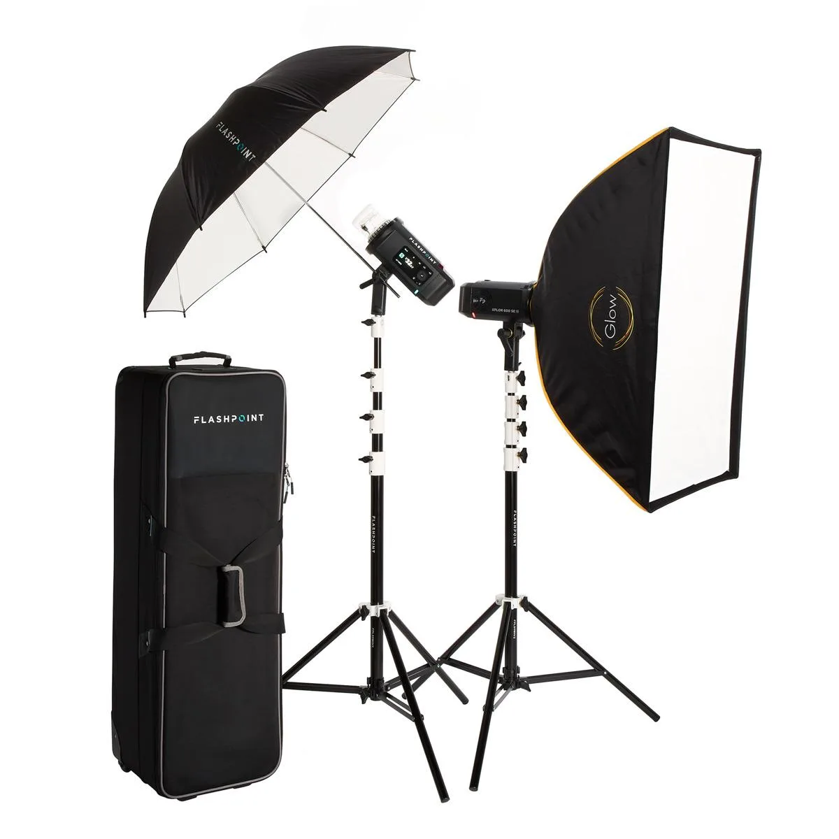 Flashpoint Brand Flashpoint XPLOR 600 SE R2 Manual HSS 2-Light Kit — product photo