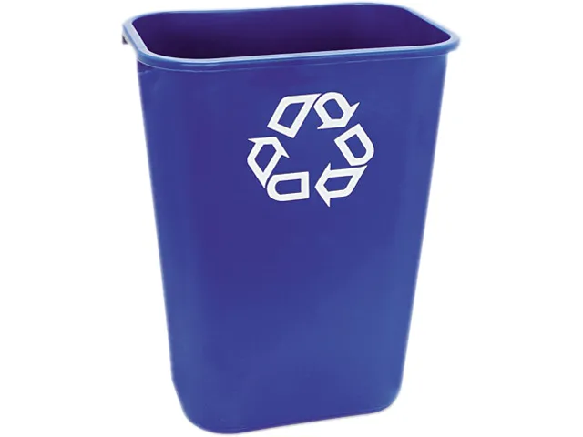 Rubbermaid Commercial Rubbermaid Commercial 295773BLUE Deskside Recycle Container 41.25qt Blue — product photo