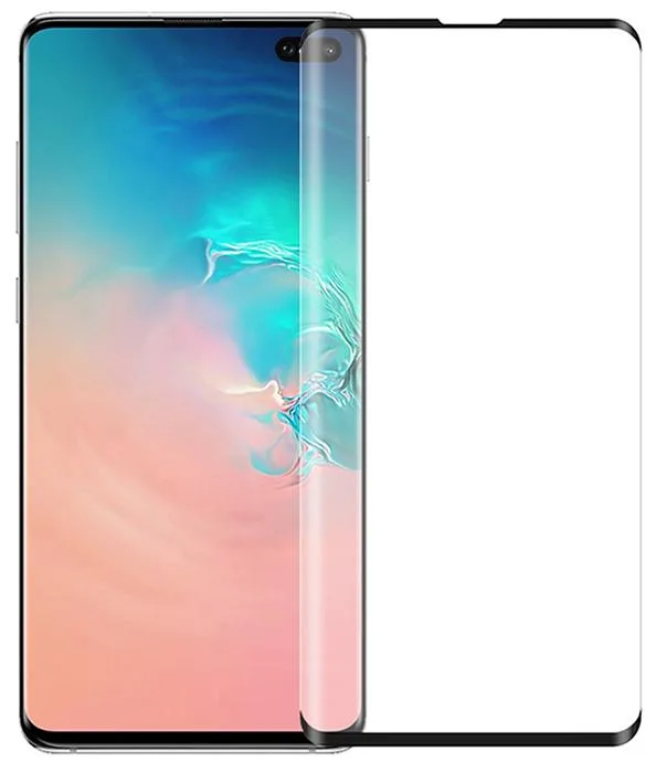 Nakedcellphone Nakedcellphone Curved 3D Tempered Glass Screen Protector Full Size for Samsung Galaxy S10 5G — product photo