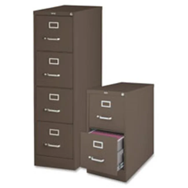 Lorell Lorell 60156 2-Drawer Vertical File 15 x 26.5 x 28.4 in Medium Tone — product photo