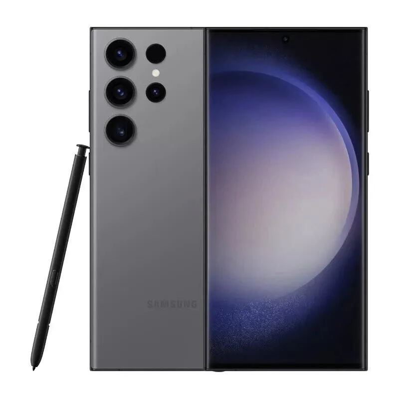 SAMSUNG Samsung Galaxy S23 Ultra Dual-SIM 256GB 8GB GSM CDMA Factory Unlocked 5G Phantom Black cell phones - unlocked — product photo