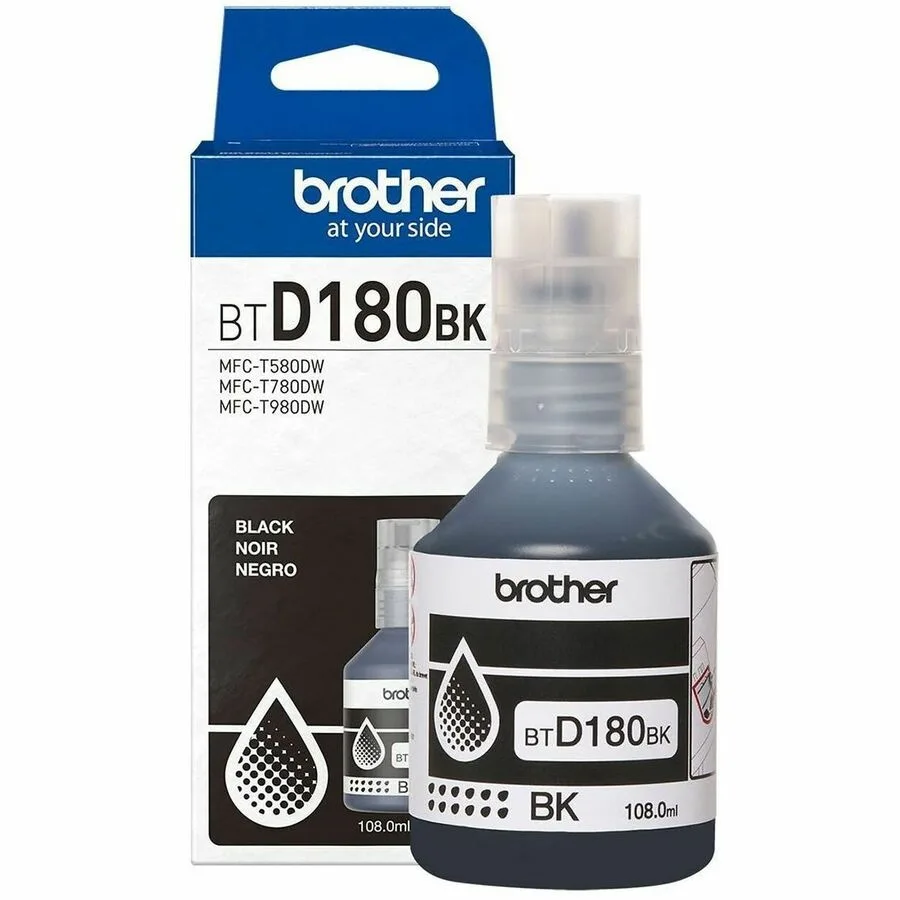 Brother Brother BTD180BK High Yield Black Ink Bottle 108 — product photo