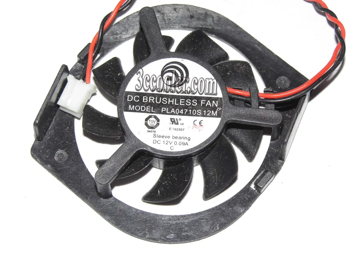 OEM Industries OEM Industries PLA04710S12M 12V .09A diamond-shaped graphics card fan — product photo