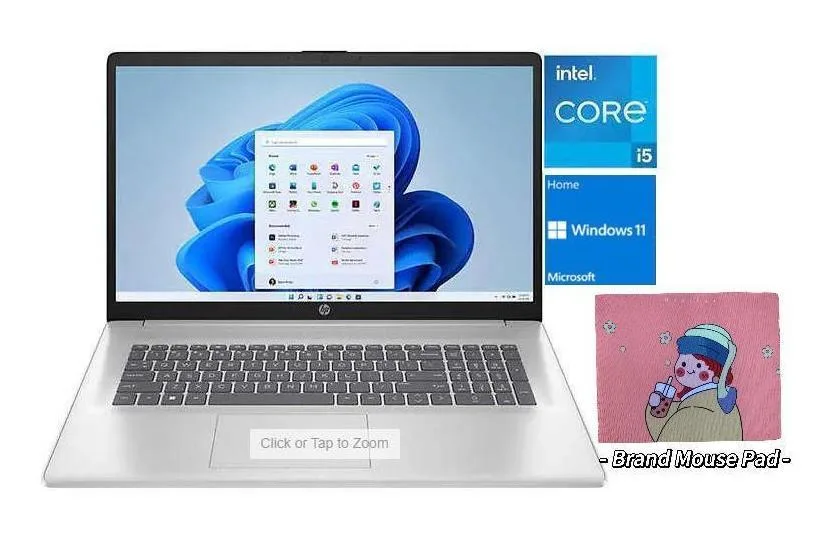 HP HP 17-cn3053cl laptop Intel Core i5-1355U 32GB 1TB Silver — product photo