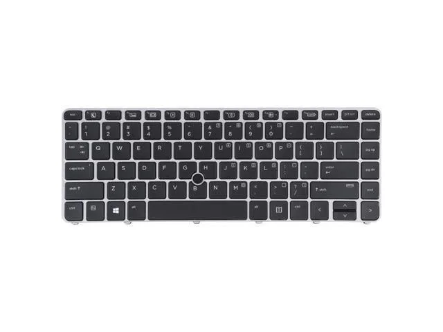 LORDWORLD LORDWORLD Keyboard for HP EliteBook 840 G3 US Backlit Pointing Silver — product photo