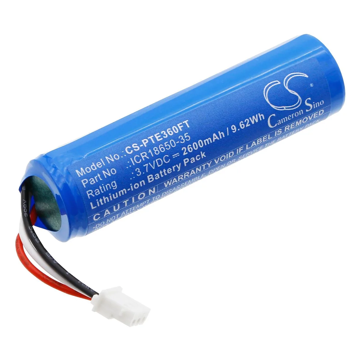  Cameron Sino ICR18650-35 2600mAh 3.70V lithium polymer battery — product photo