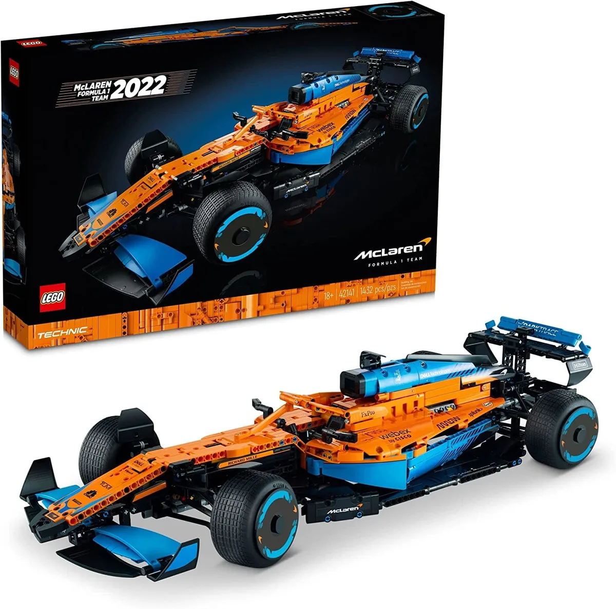 LEGO LEGO Technic McLaren Formula 1 Race Car 42141 (1,432 pieces) — product photo