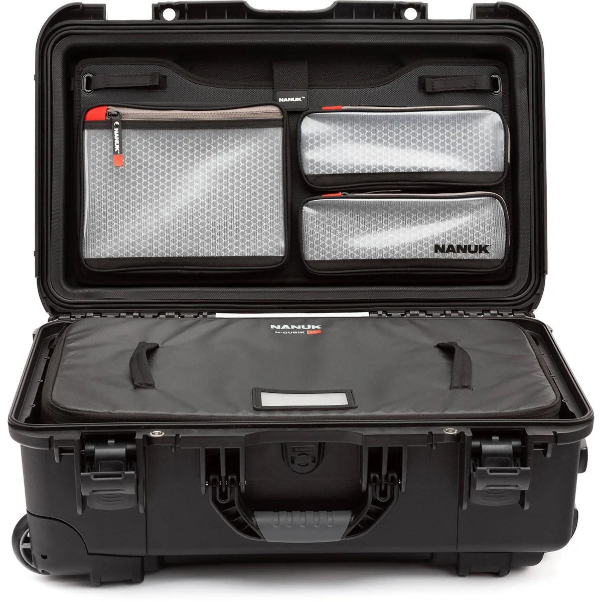 NANUK NANUK 935 Wheeled Waterproof Hard Case 28.5L with 13L Insert and Lid Organizer, Black — product photo