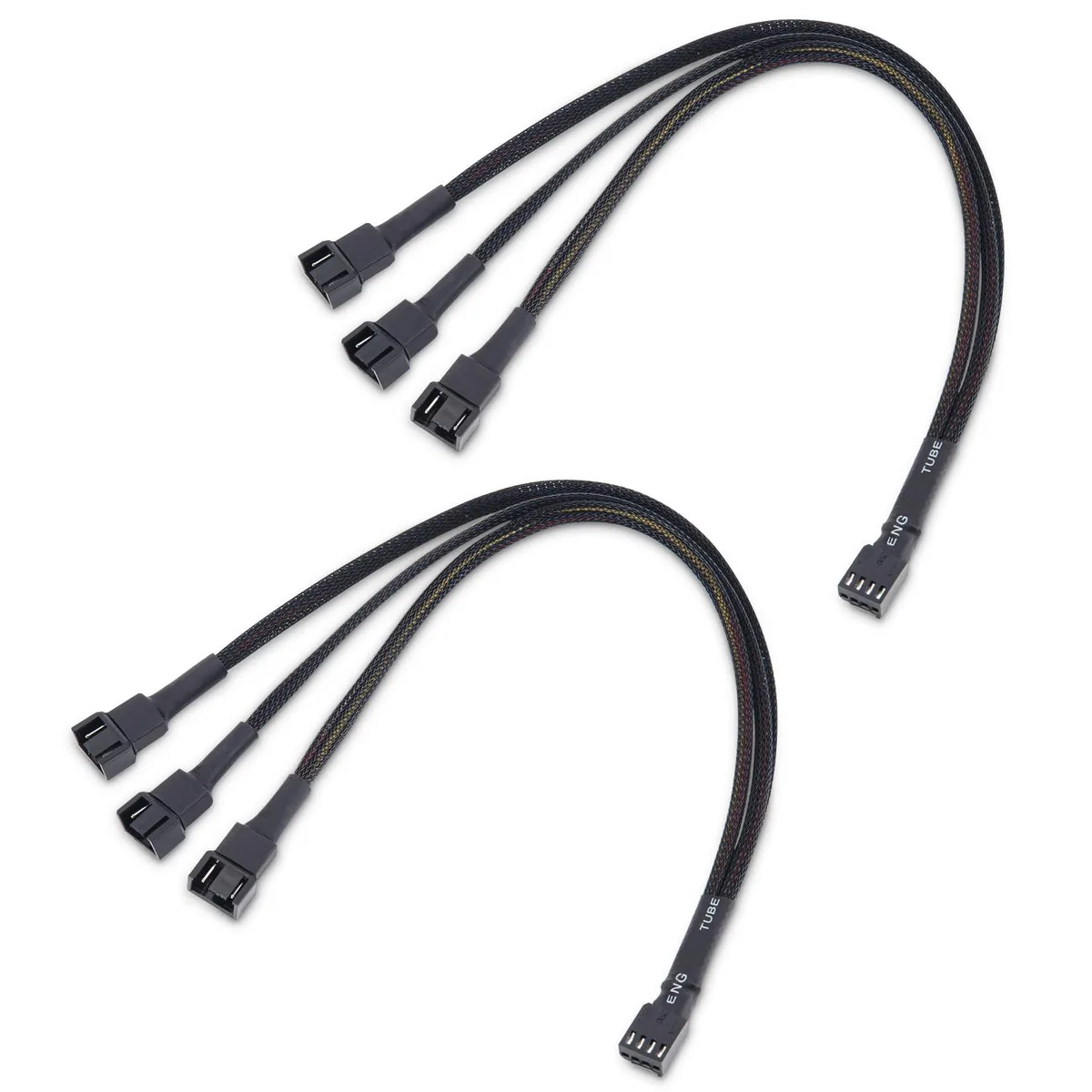 Bailink Bailink 2-Pack 4-Pin PWM Fan Splitter Cable 12 Inch — product photo