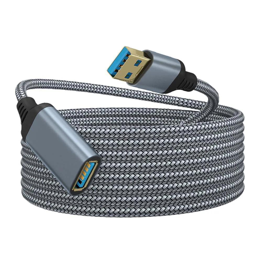 HANNORD HANNORD USB Extension Code Type A Male to Female 5Gbps Gray 1.64 ft — product photo