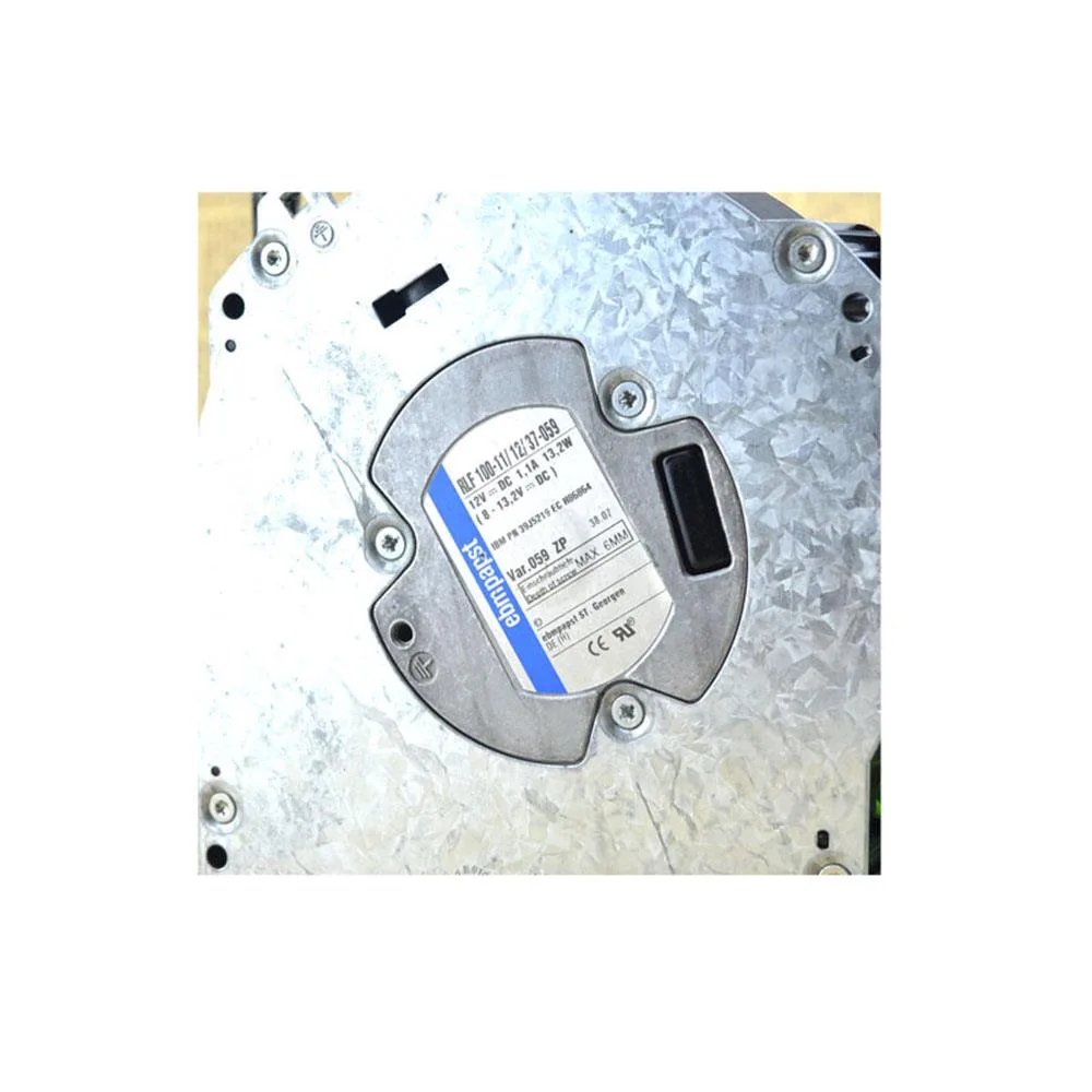 Centrifugal fan, metal housing, single inlet, wires attached