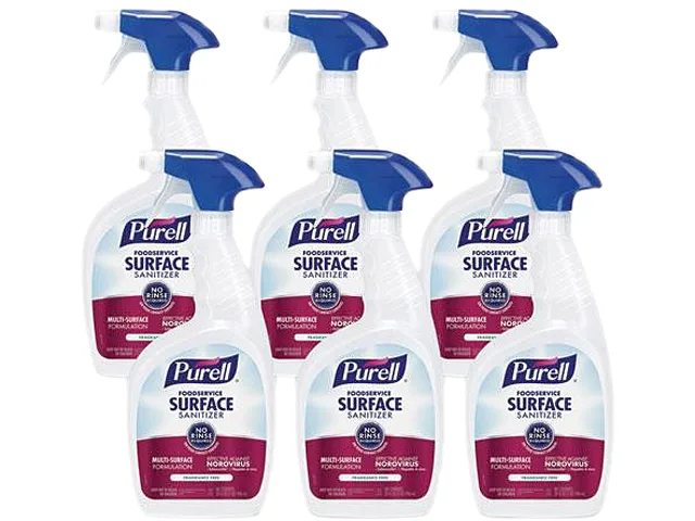 Go-Jo Ind. Go-Jo Ind. 3341-06 Purell Foodservice Surface Sanitizer 32 oz 6/Carton — product photo