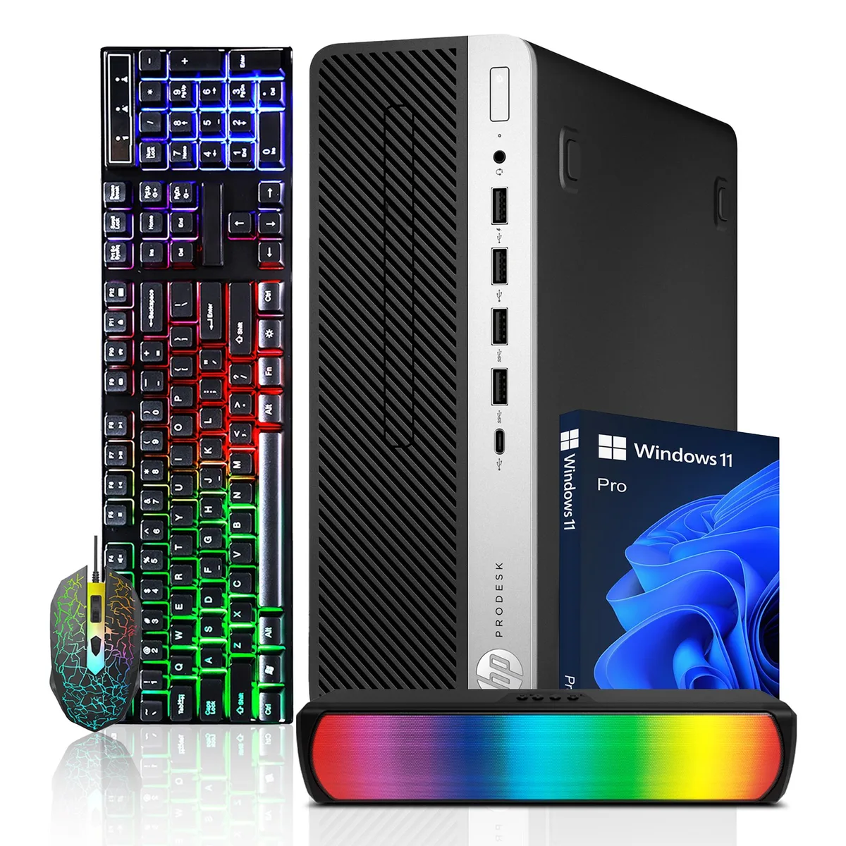 HP HP ProDesk 600 G4 SFF desktop PC i5-8500 16GB 512GB Windows 11 Pro — product photo