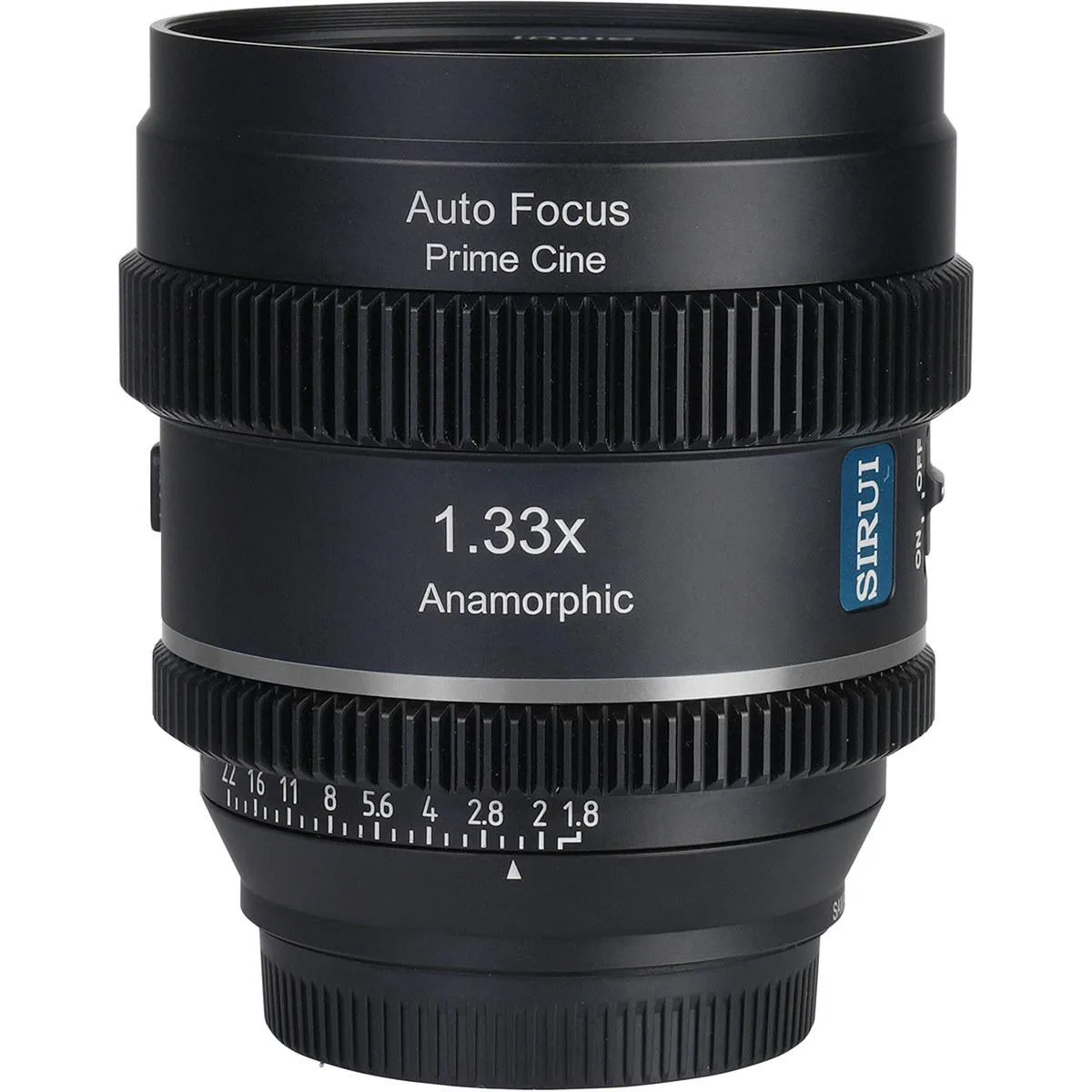 Sirui Sirui 20mm T1.8 1.33x Anamorphic Lens E Mount Neutral Flare — product photo