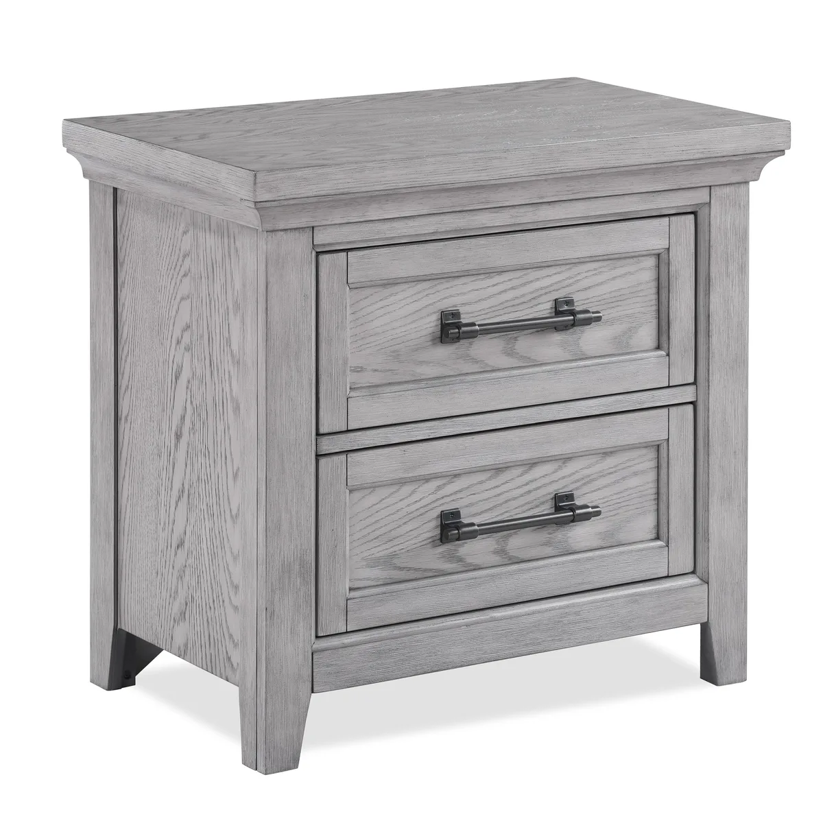 tuphen tuphen Nightstand Light Gray 28x17x26.5 Two Drawers — product photo